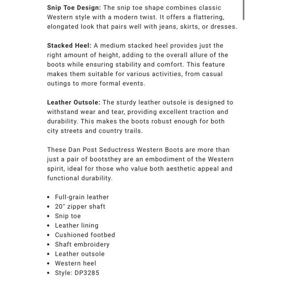 Dan Post Brown Over the Knee Boots - Picture 5 of 14